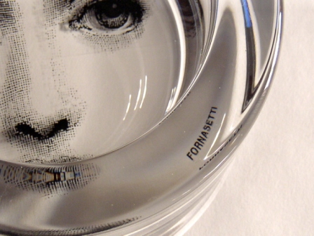 fornasetti glass