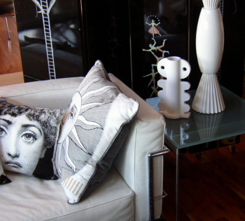Piero Fornasetti pillows