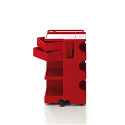 JOE COLOMBO BOBY TROLLEY B32 RED in STOCK