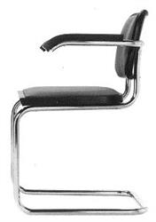 marcel breuer cesca armchair upholstered
