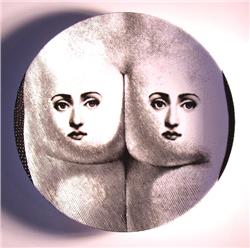 fornasetti plate # 302 tema e variazioni