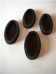 le corbusier table replacement 4 rubber feet set